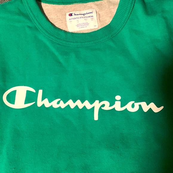 Champion Green Sweatshirt - Picture 2 of 3